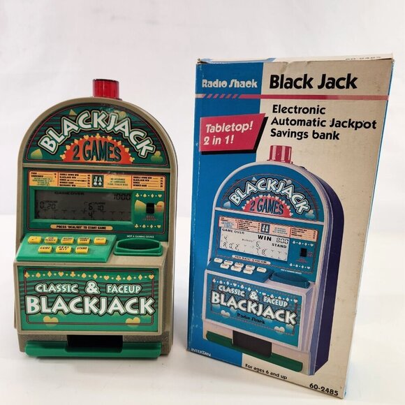 Radio Shack Blackjack Electronic Automatic Jackpot Savings Bank - Picture 1 of 13
